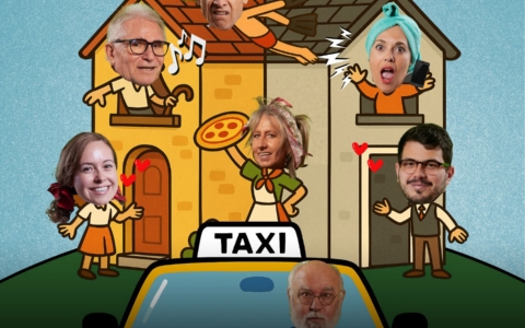 Cartel doble vida imprenta