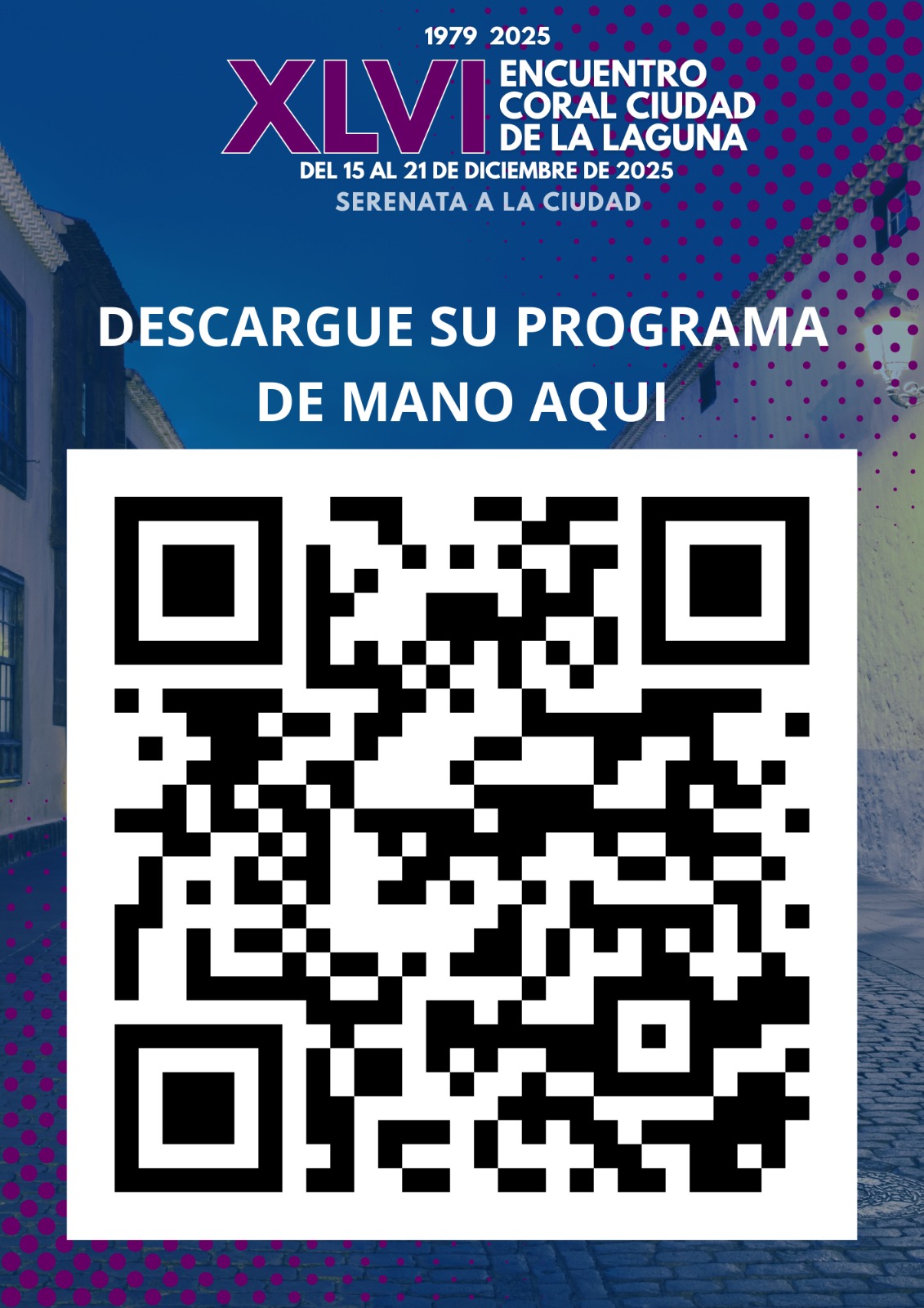 Código QR Programa de Mano XLVI Encuentro Coral Ciudad de La Laguna 