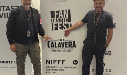 Daniel Fumero y Ramón González Trujillo, directores del Festival Isla Calavera, en Cannes