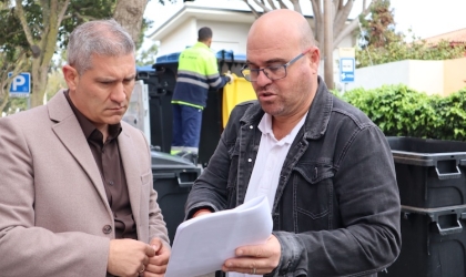 El concejal de Servicios Municipales Fran Hernández
