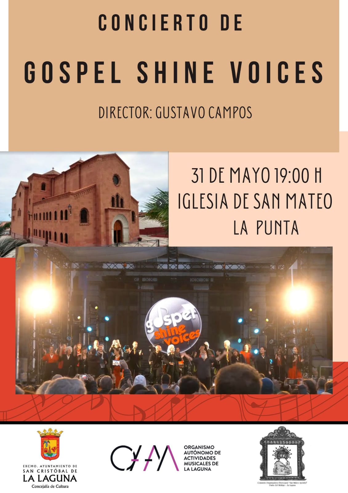 Concierto Gospel 31 de mayo La Punta